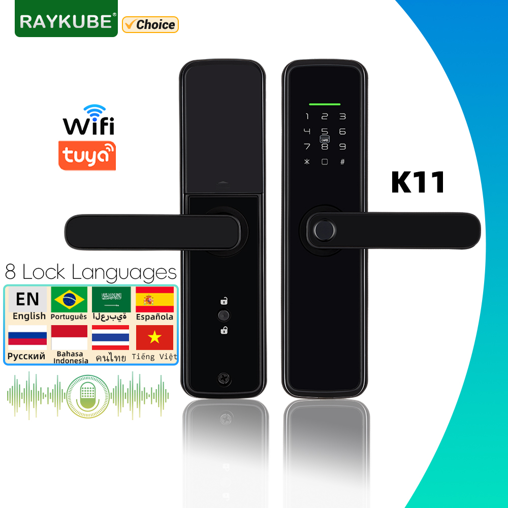 Letter Opener Brass - RAYKUBE K11 Tuya WiFi Biyometrik Parmak