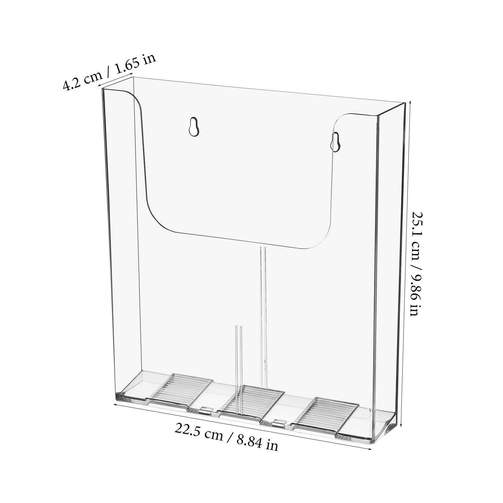2 Adet Duvar Tipi Şeffaf Akril - Magazine Holder Rack incelemesi ve fiyatı