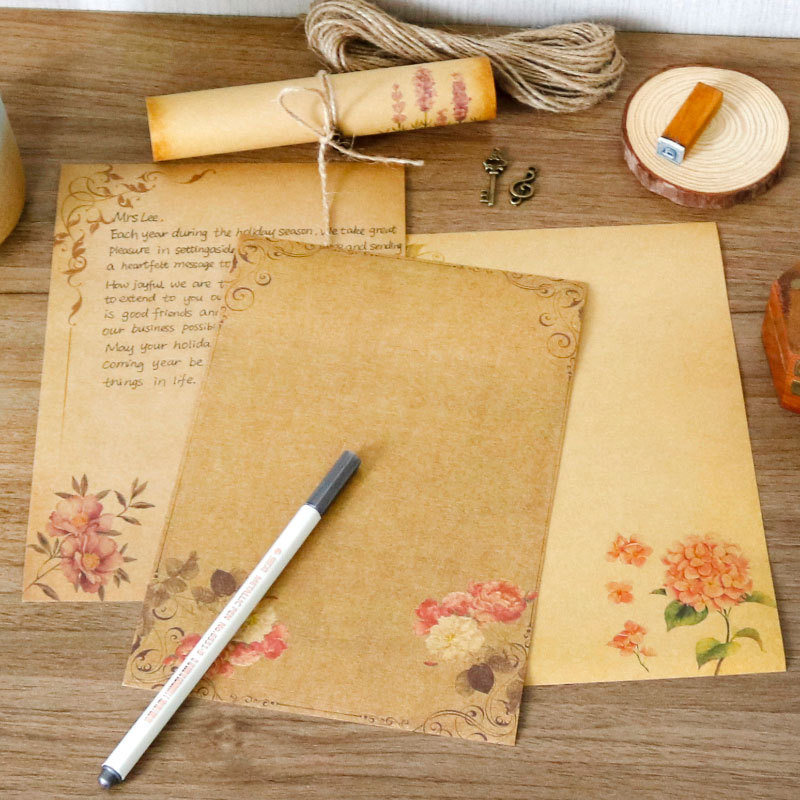16 adet Vintage yazma kağıdı E - Ink Blotter Paper incelemesi ve fiyatı