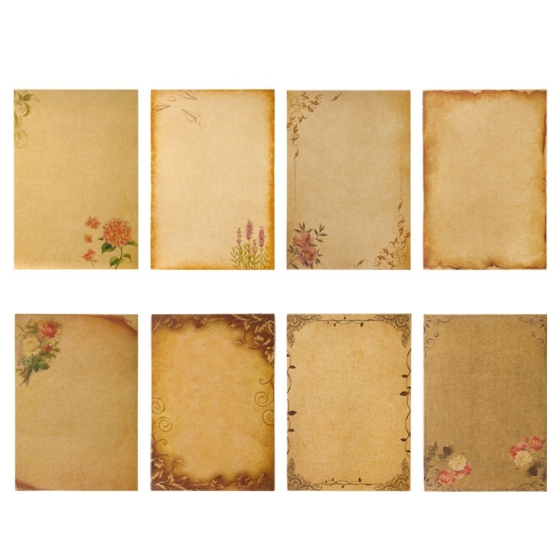 16 adet Vintage yazma kağıdı E - Ink Blotter Paper incelemesi ve fiyatı