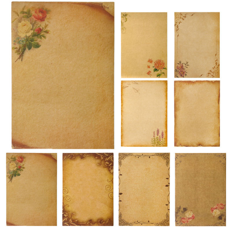 16 adet Vintage yazma kağıdı E - Ink Blotter Paper incelemesi ve fiyatı