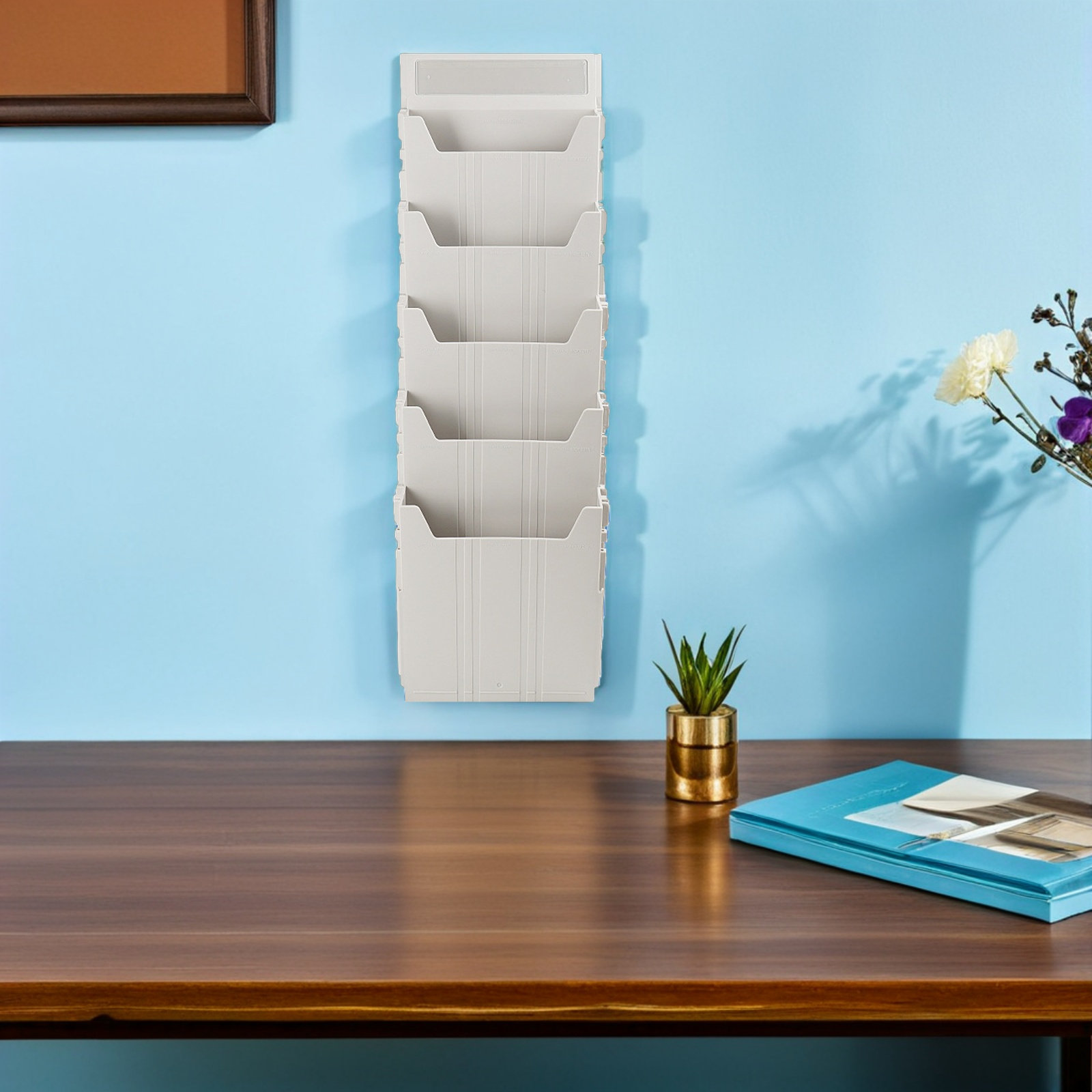 Duvara Monte Edilebilen, Geniş - Magazine Holder Rack incelemesi ve fiyatı