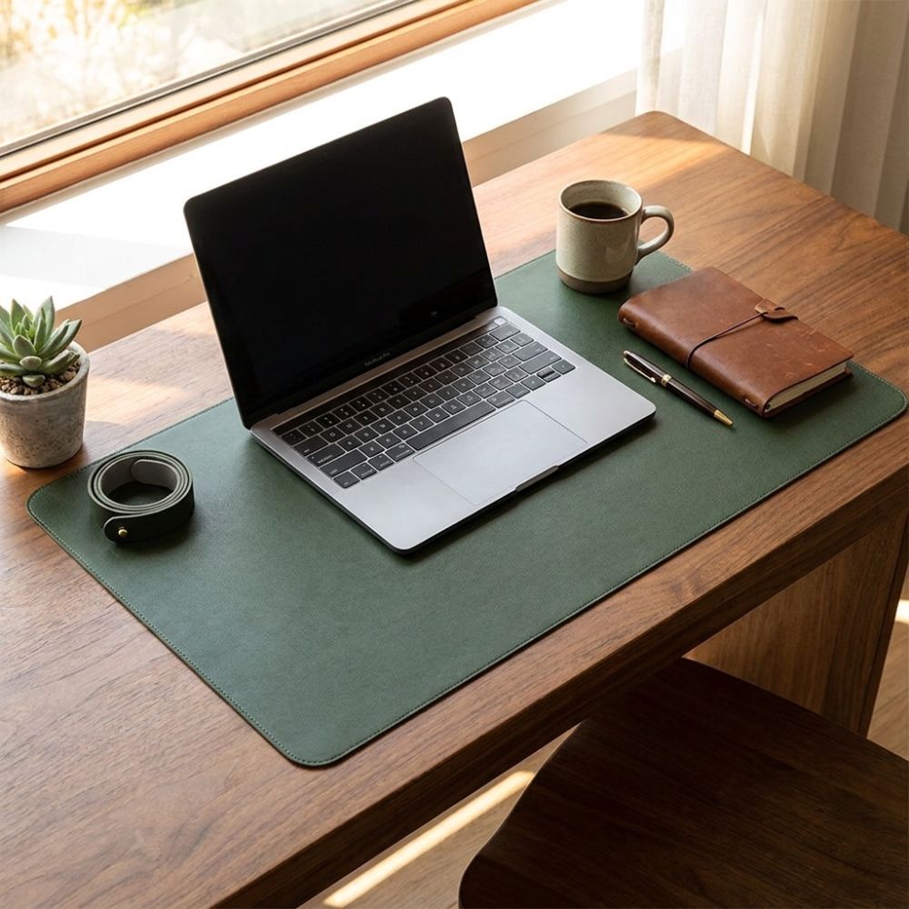 PU Deri Çift Taraflı Masa Örtü - Leather Desk Pad incelemesi ve fiyatı