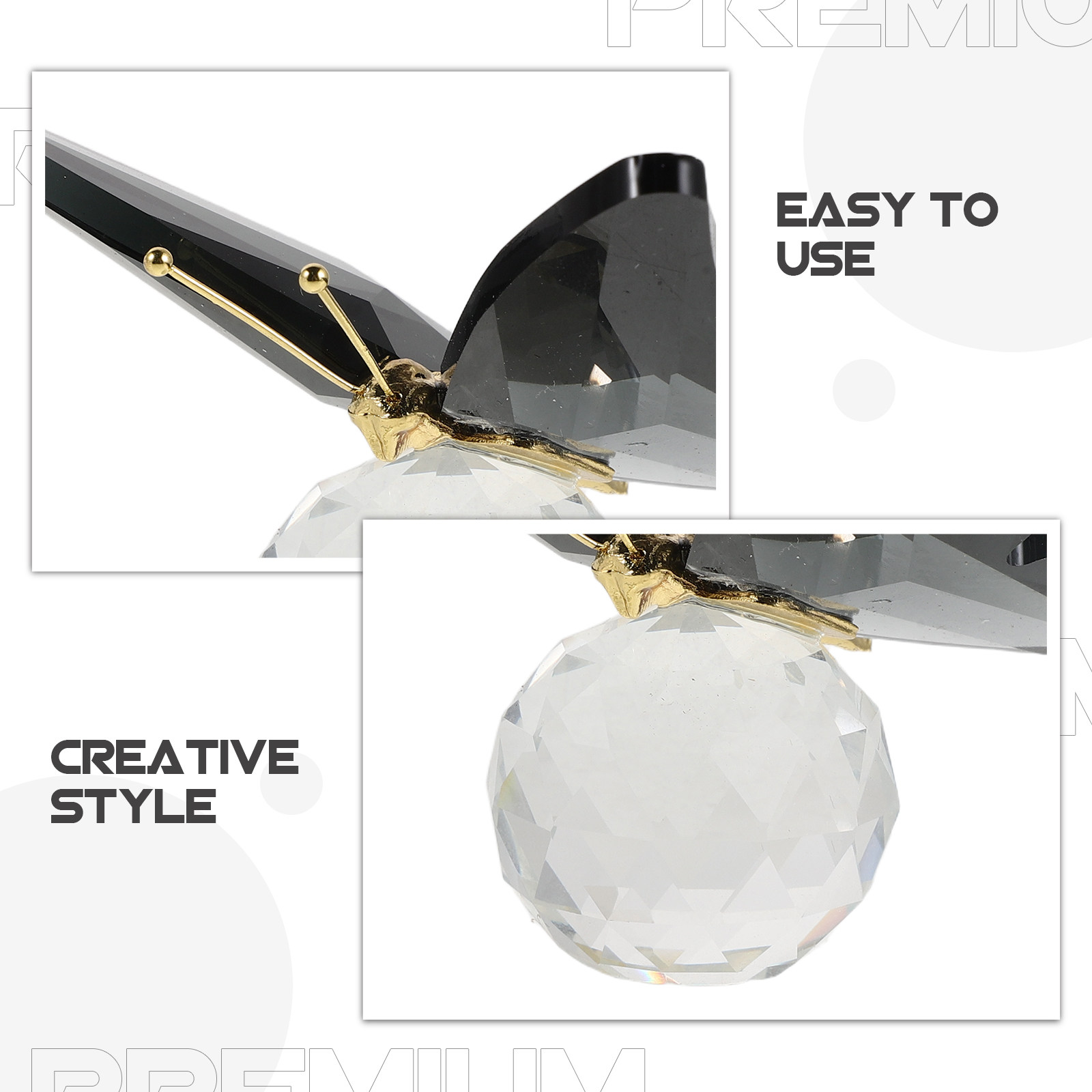 Cam Kelebek Şeklinde Kağıt Ağı - Paper Weight Crystal incelemesi ve fiyatı